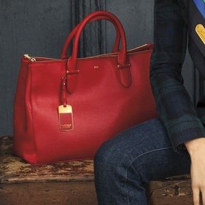 Lauren Ralph Lauren Newbury Double Zip Satchel